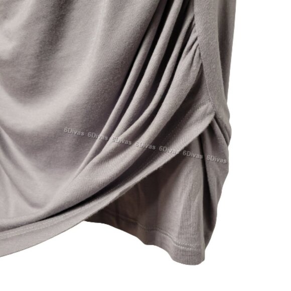 Grey Sleeveless Top Blouse, Cotton Tops Comfy Grey Top -Sizes  S  M  L  XL - NEW - Picture 6 of 13